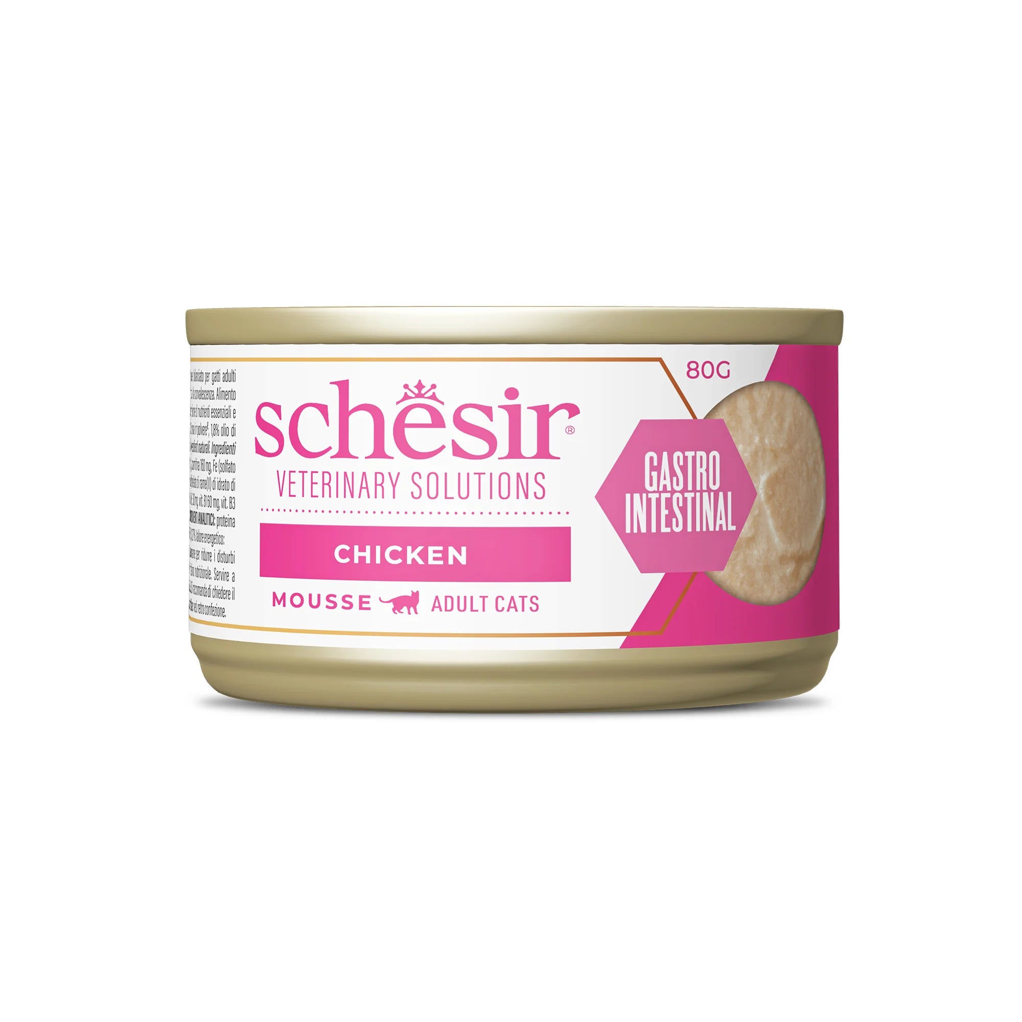 Alimento umido Schesir Gastro Intestinal Tonnetto Pollo 8x80 g per gatti adulti con disturbi digestivi Alimento umido Schesir Gastro Intestinal Tonnetto Pollo 8x80 g per gatti adulti con disturbi digestivi